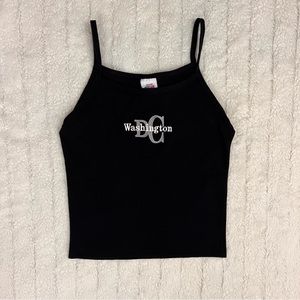 Vintage 90s Washington DC cropped tank top 🇺🇸